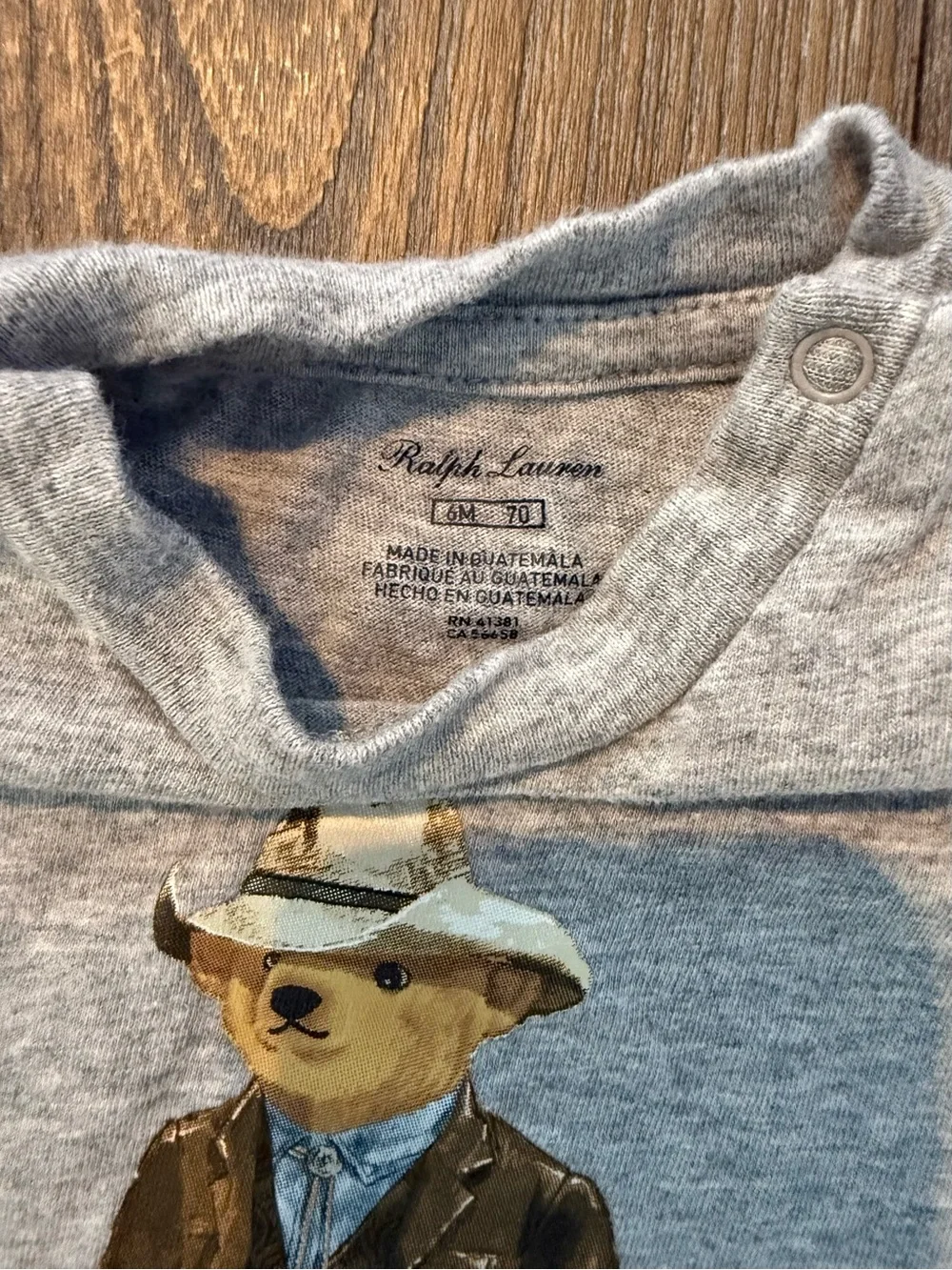 Ralph Lauren Boys 3-Piece Shirt Bundle Polo Bear Camo Blue